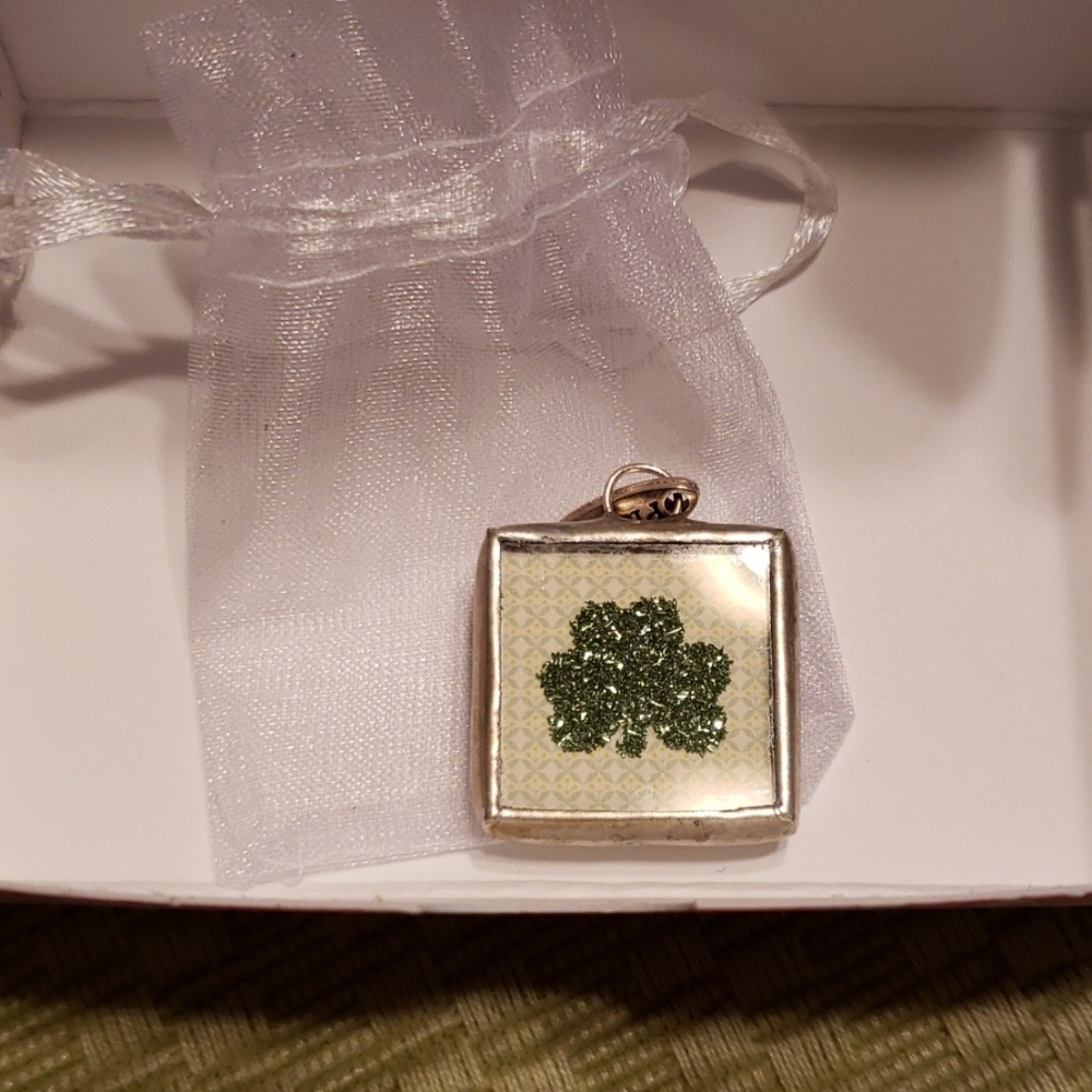 Lucky In Love Pendant, Lucky Girl Necklace